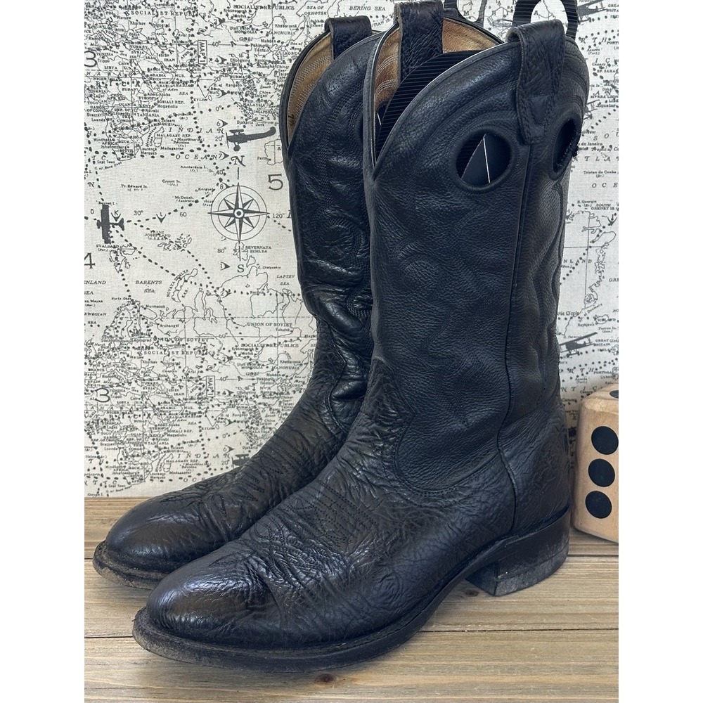 VTG Boulet Western Cowboy Boots Canadian Men's Sz 7.5 C